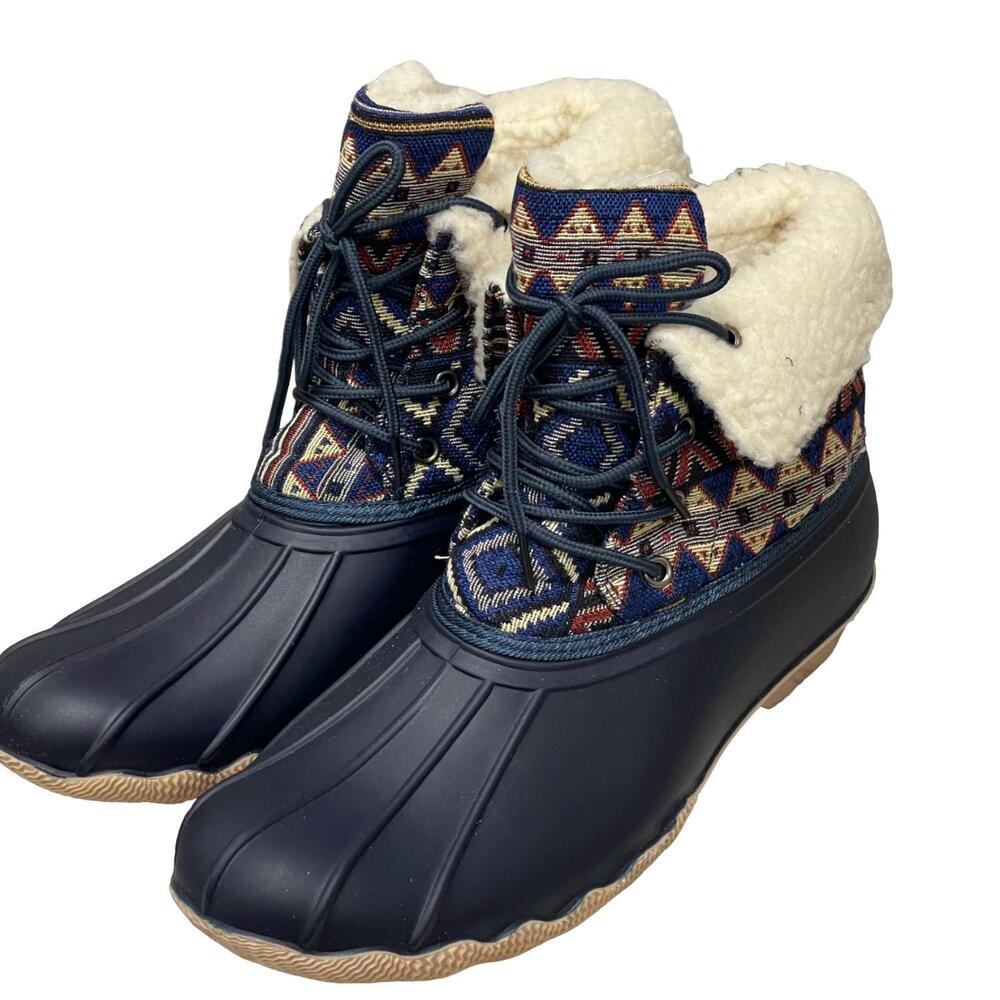 NEW GYPSY JAZZ women's slush boot in navy